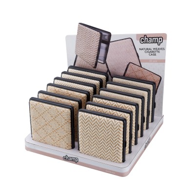 Champ Cigarette Case Natural Weaves 20pcs